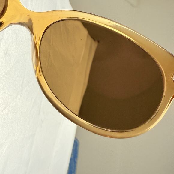 Mossimo Vintage Sunglasses mod. Cambriona 021 CM Gold Oval Made in Italy 90s main image 8